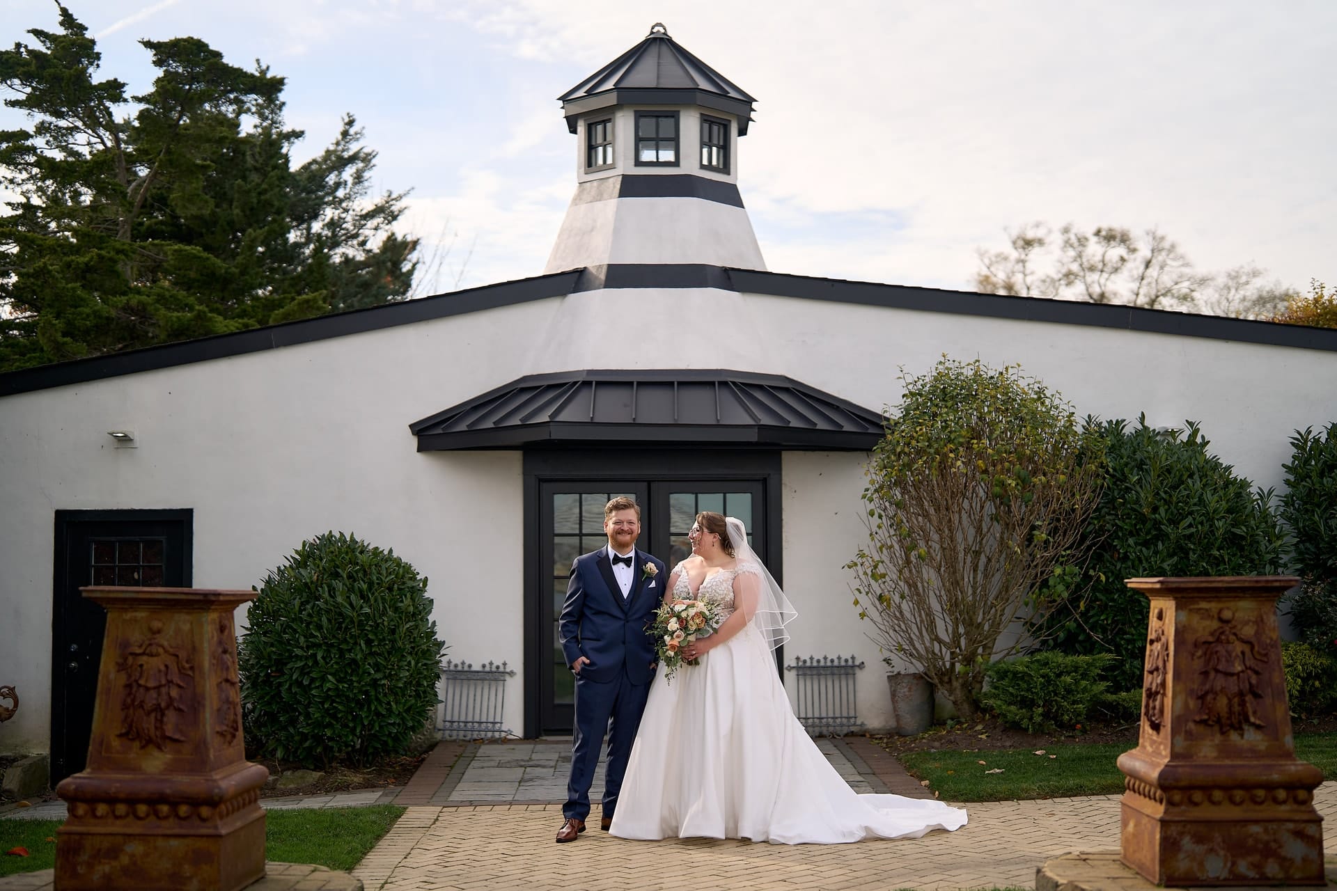 Real couples celebrating their waterfront wedding at Riviera Waterfront Mansion in Massapequa, Long Island — 5