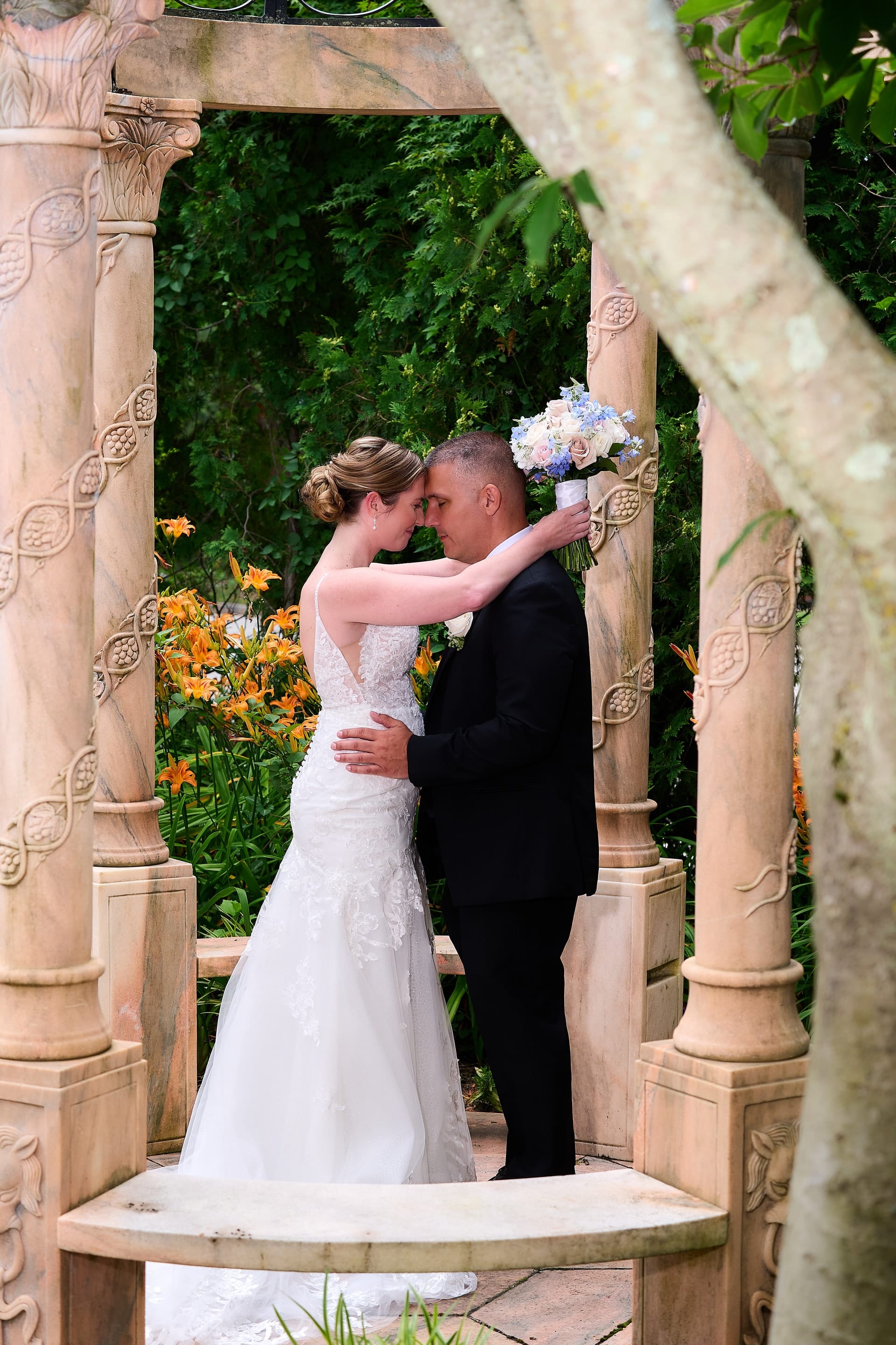 Real couples celebrating their waterfront wedding at Riviera Waterfront Mansion in Massapequa, Long Island — 3